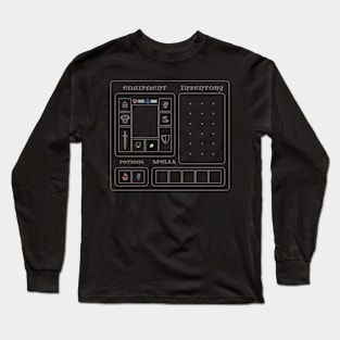 Adventure Game Inventory Long Sleeve T-Shirt